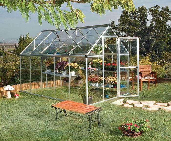 Växthus Harmony 5,7 m² Silver Canopia by Palram